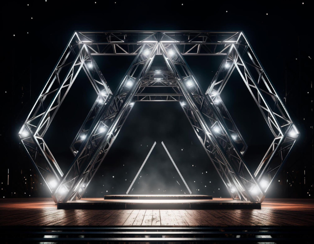 Triangle Truss Rental Services Dubai